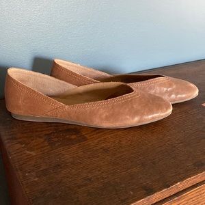 Lucky Brand Brown Leather Flats